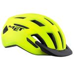 Велосипедный шлем MET All, желтый - фото