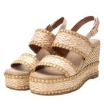 Женские босоножки на платформе бежевые Xti - фото 4