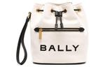 BALLY Холщовая сумка-ведро Bar Canvas - фото