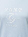 Футболка Gant, светло-синий - фото 3