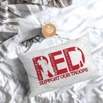 ByoBLu Декоративная наволочка Remember Everyone Deployed Black - фото 6