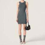 MIU MIU SS25 Платье без рукавов Women's Gray - фото 4