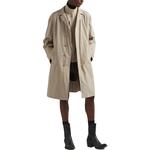 Однобортное пальто PRADA, limestone - фото 4