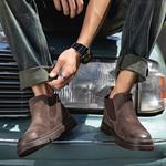 Челси Ботинки Мужские Weishibangwei, цвет Coffee - фото 6