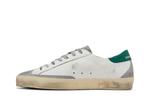 Кроссовки Golden Goose Superstar White Grey Green, белый - фото 3