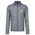 Пуховик стандартного кроя Ea7, черный - фото