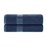 Набор банных полотенец SUPERIOR Rayon from Bamboo Blend Solid, 2 шт., цвет Royal Blue - фото