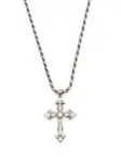 Колье с кулоном-крестом Fleury Emanuele Bicocchi, серебристый - фото 3