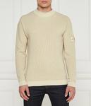 Свитер CALVIN KLEIN JEANS Regular Fit, кремовый - фото