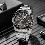 Часы CASIO Waterproof EDIFICE Mens Black Analog, черный - фото 2