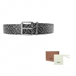 Кожаный ремень унисекс Burberry - фото 2