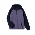 Детская толстовка с капюшоном средней плотности ткани Nautica, темно-синий /фиолетовый - фото