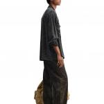 Мужская рубашка ZARA, серый - фото 5