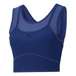 Топ (WMNS) PUMA STUDIO Layered Crop Top 'Blue' - фото