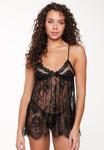 LingaDore Пеньюар в черном цвете - фото 2