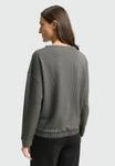 Толстовка TOM TAILOR Sweatshirt, Black Beige Wave Structure/Black - фото 3