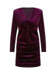 Бархатное мини-платье mela Yumi, цвет Plum - фото 5