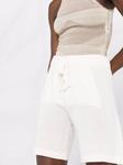 P.A.R.O.S.H. трикотажные шорты с кулиской, белый - фото 5