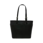 Кожаная сумка-шопер Michael Kors, черный - фото