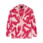 Кардиган Givenchy Easy Fit V-Neck Cardigan, розовый - фото