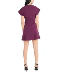 Мини-Платье с воротником-хомутом Donna Morgan, фиолетовый - фото 2