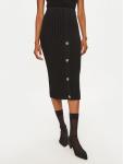 Юбка миди узкого кроя Vicolo, черный - фото