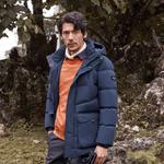 Куртка пуховая мужская Lafuma, коричнево-зеленая DB - фото 7