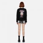 Джинсовые шорты женские ковбойские черные Evisu - фото 5