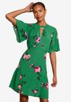 Платье Love & Roses REGULAR FIT , Green Floral Print/Green - фото