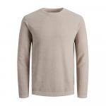 Свитер Jack & Jones Egustav Crew Neck, бежевый - фото 3
