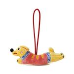 Игрушка-подвеска плюшевая такса мультяшная, 12 см X3COMMUNE - фото 7