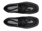 Лоферы Clarks Lauryl Tassel Loafer, Black Leather - фото 4