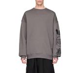 Хлопковый свитшот y 3 Adidas, серый - фото 3