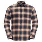 Рубашка для пешего туризма м Jack Wolfskin, синий - фото 2