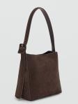 Сумка через плечо MANGO Igor, темно-коричневый - фото 2
