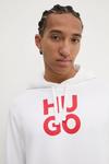 Хлопковая толстовка Hugo, белый - фото 4