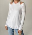 Блузка Willow белого цвета SIX/FIFTY - фото