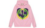 Свитшот женский Gucci Heart-print, розовый - фото
