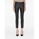 Кожаные брюки Ferragamo Salvatore Ferragamo, коричневый - фото