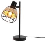 Настольная лампа Nettlife Bambuskäfig, черный - фото