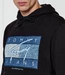 Толстовка Tommy Jeans хлопковая с логотипом, черный - фото 4