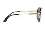 Burberry Авиаторские солнцезащитные очки Aviator Frame, Gold/Black - фото 6