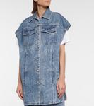 Удлиненная джинсовая куртка Dries Van Noten, синий - фото 4