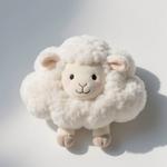 Плюшевая овечка Cloud Sheep высотой 30 см YIHEGE - фото 2