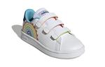 Кроссовки Adidas Advantage Court Hook & Loop J 'Rainbow' - фото 3