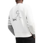 THOM BROWNE Свитер SS22 мужской серый - фото 5