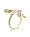 Кольцо-Обход Crystal Snake Unwritten, gold-tone - фото 2