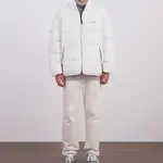 COVERNAT Унисекс пуховик бежевый, Ecru - фото 4