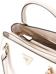Роскошная сумка-сэтчел GUESS Noelle, Bone/White - фото 4