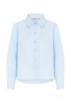 Блуза My Essential Wardrobe Button-down blouse, Cashmere Blue/Light Blue - фото 5